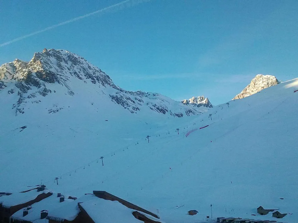 Vue du balcon hiver