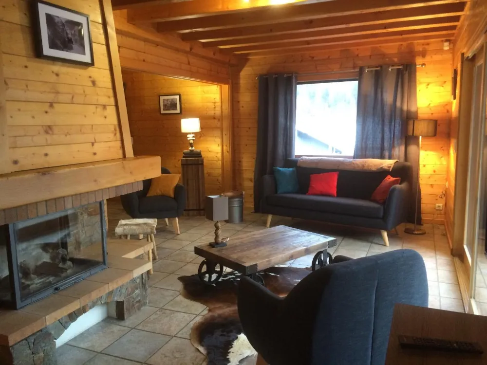 Le salon pour une détente bien mérité après une journée de skis 