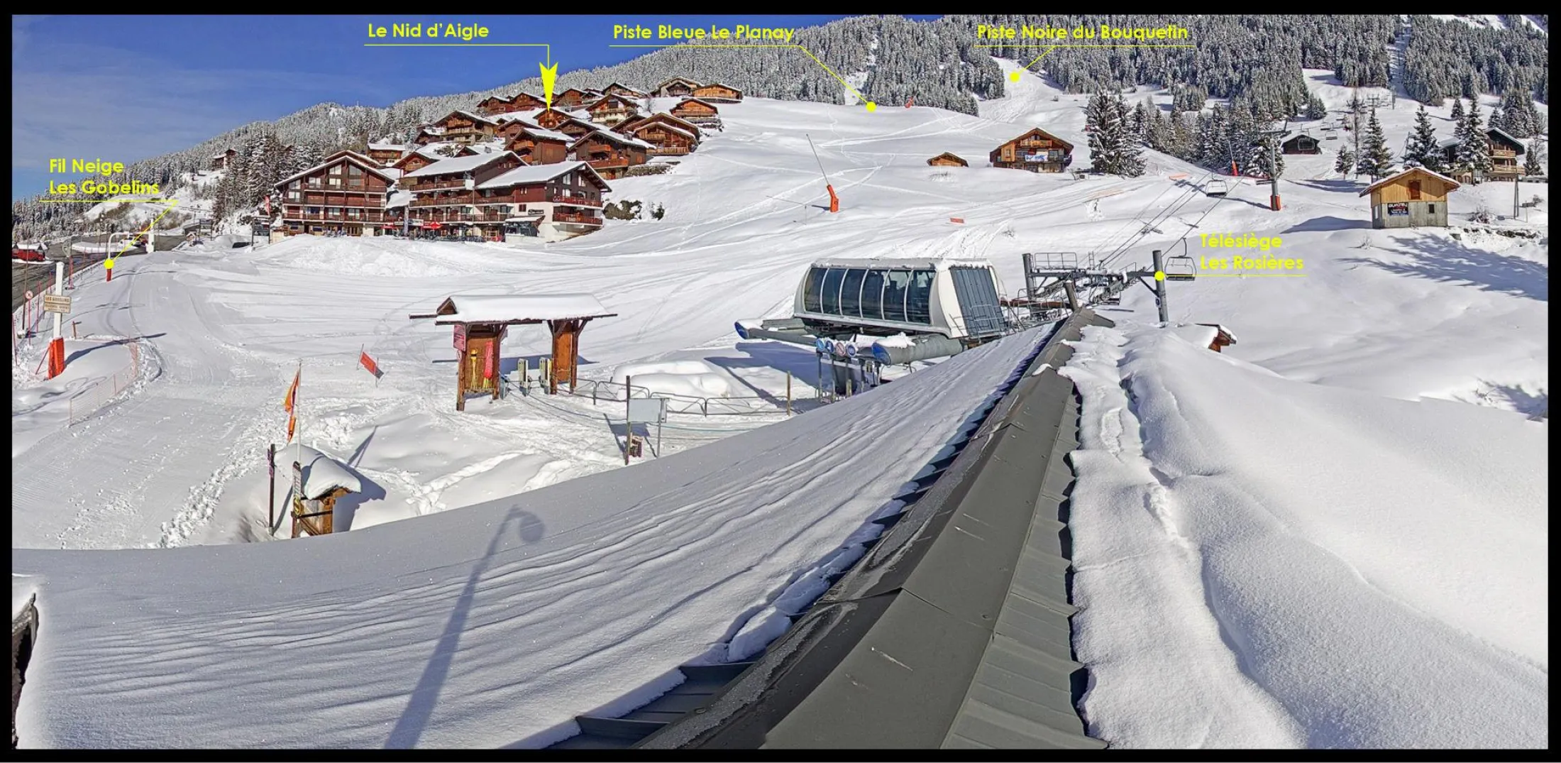 Situation du chalet