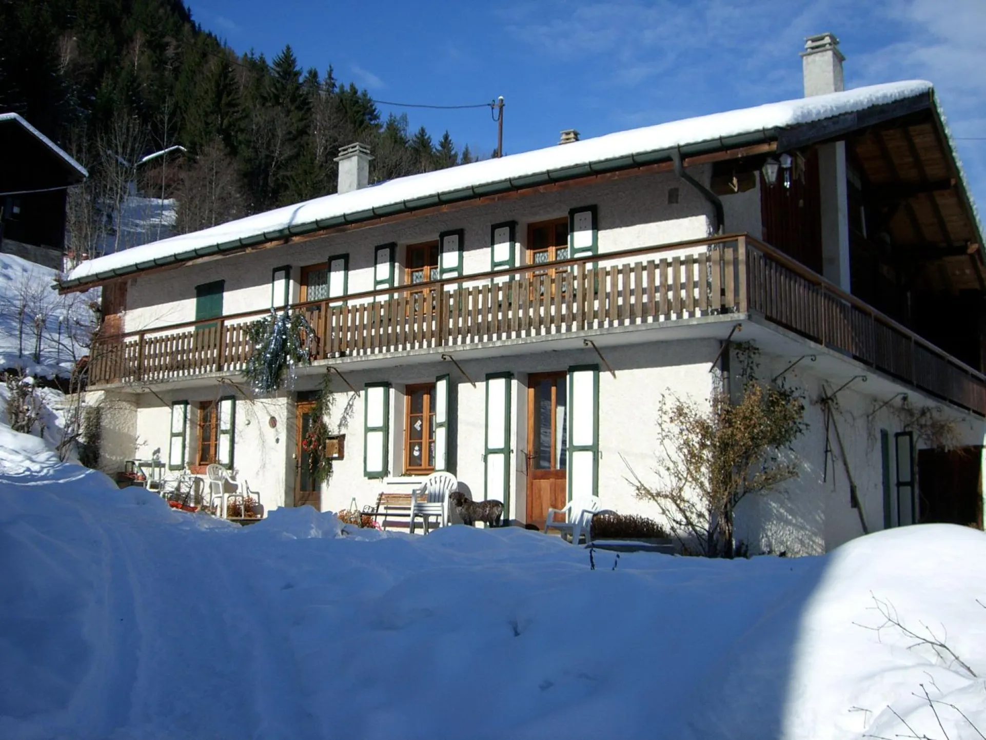 La maison façade sud