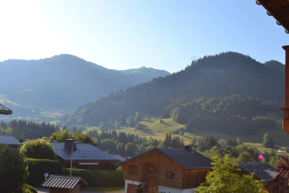Vue de l’appartement l'été