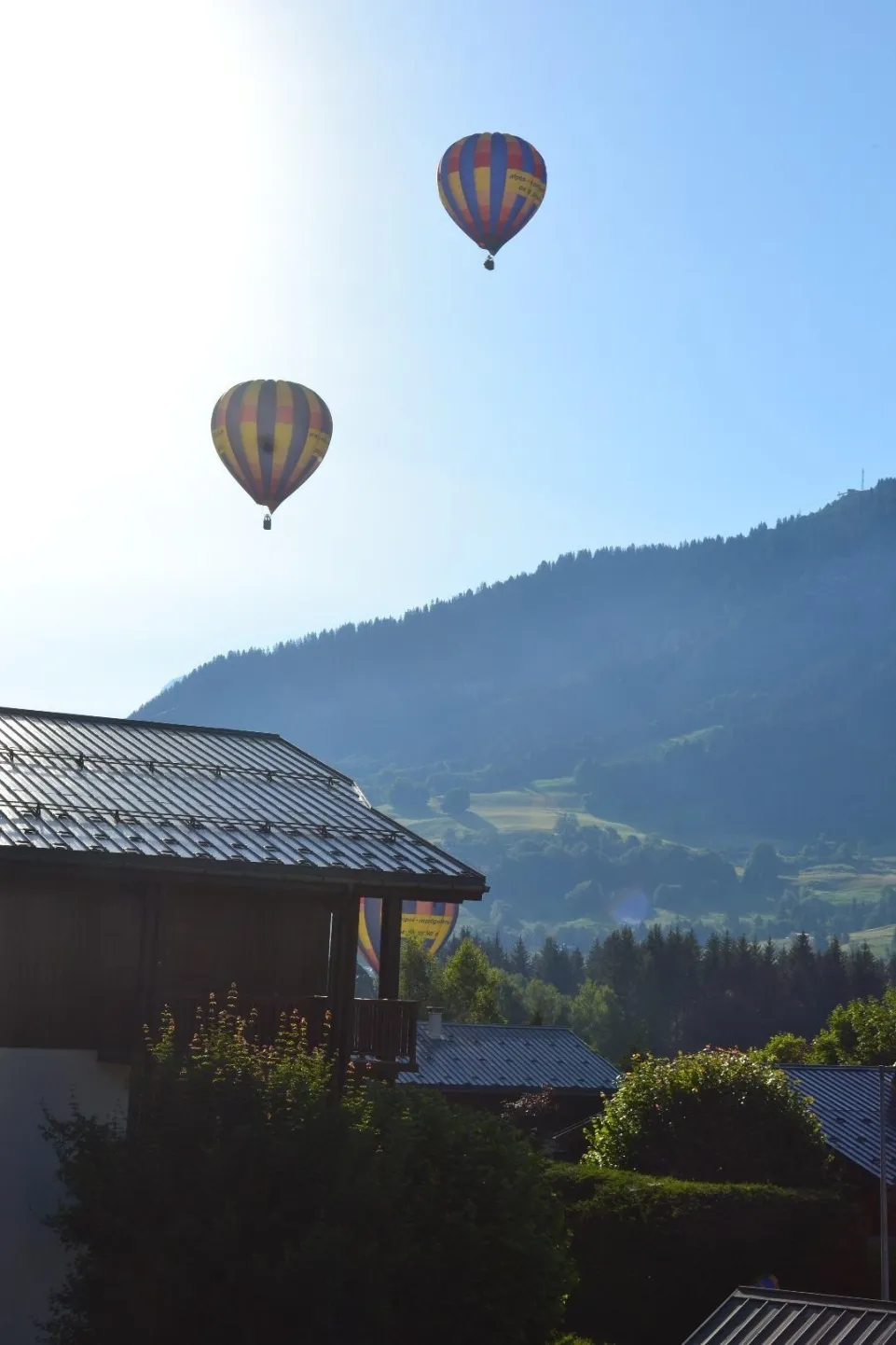 Vue de l'appartement le matin aux alentours des 7 h 30 / 8 h 00
