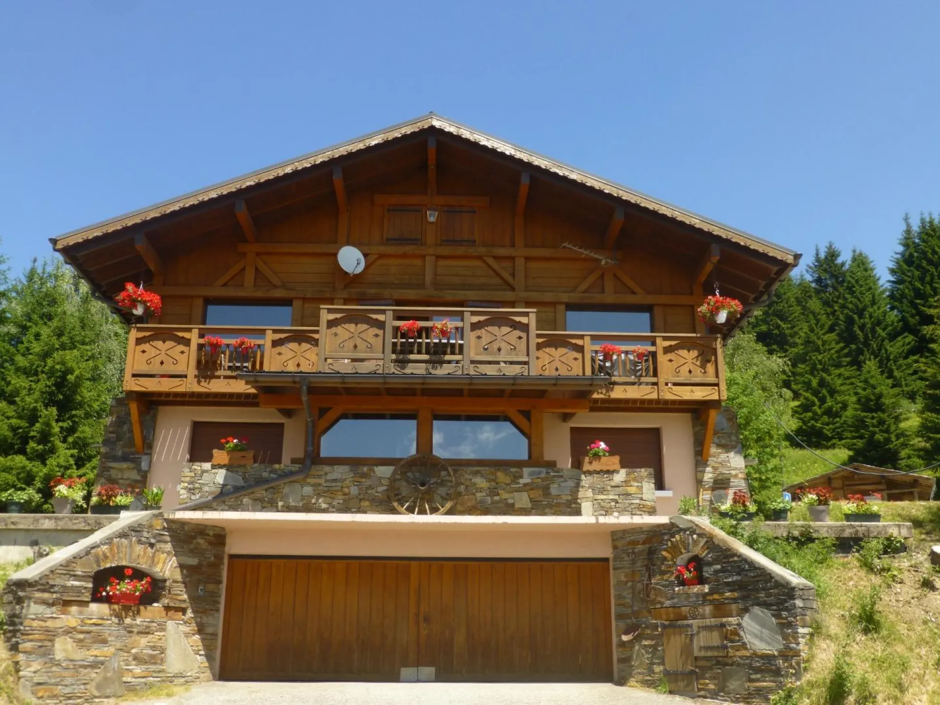 Chalet vu de face