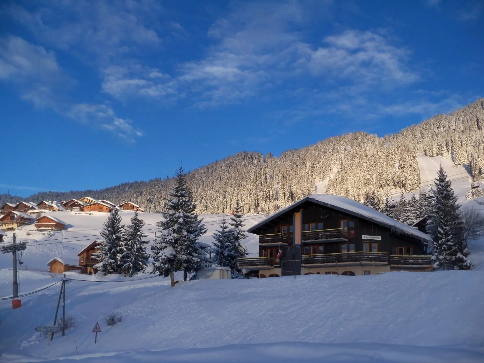 le chalet tout proche des pistes
