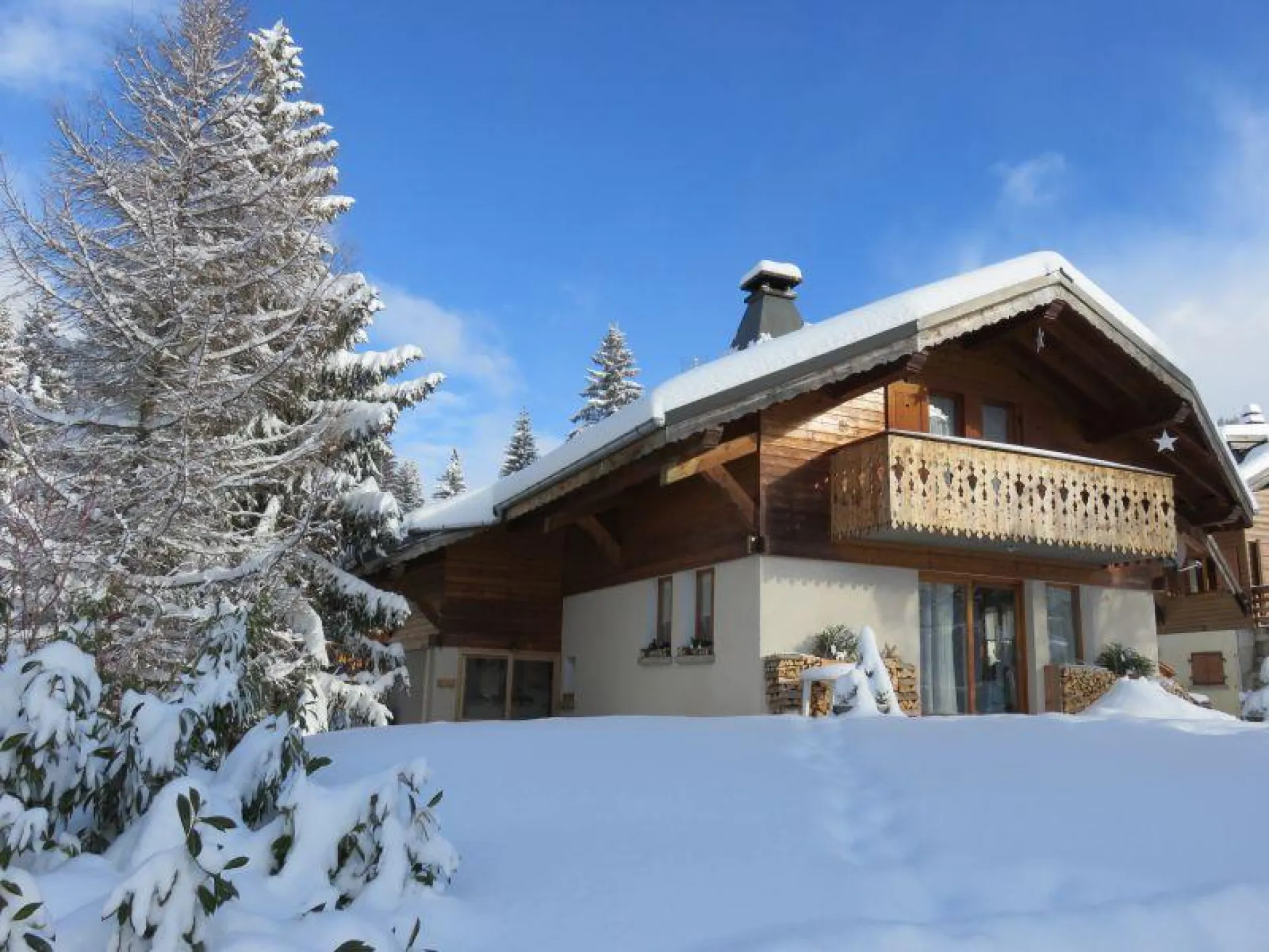 Chalet blanc
