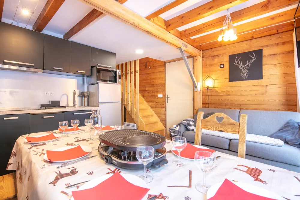 Chalet ourson, 6/8p, skis aux pieds
