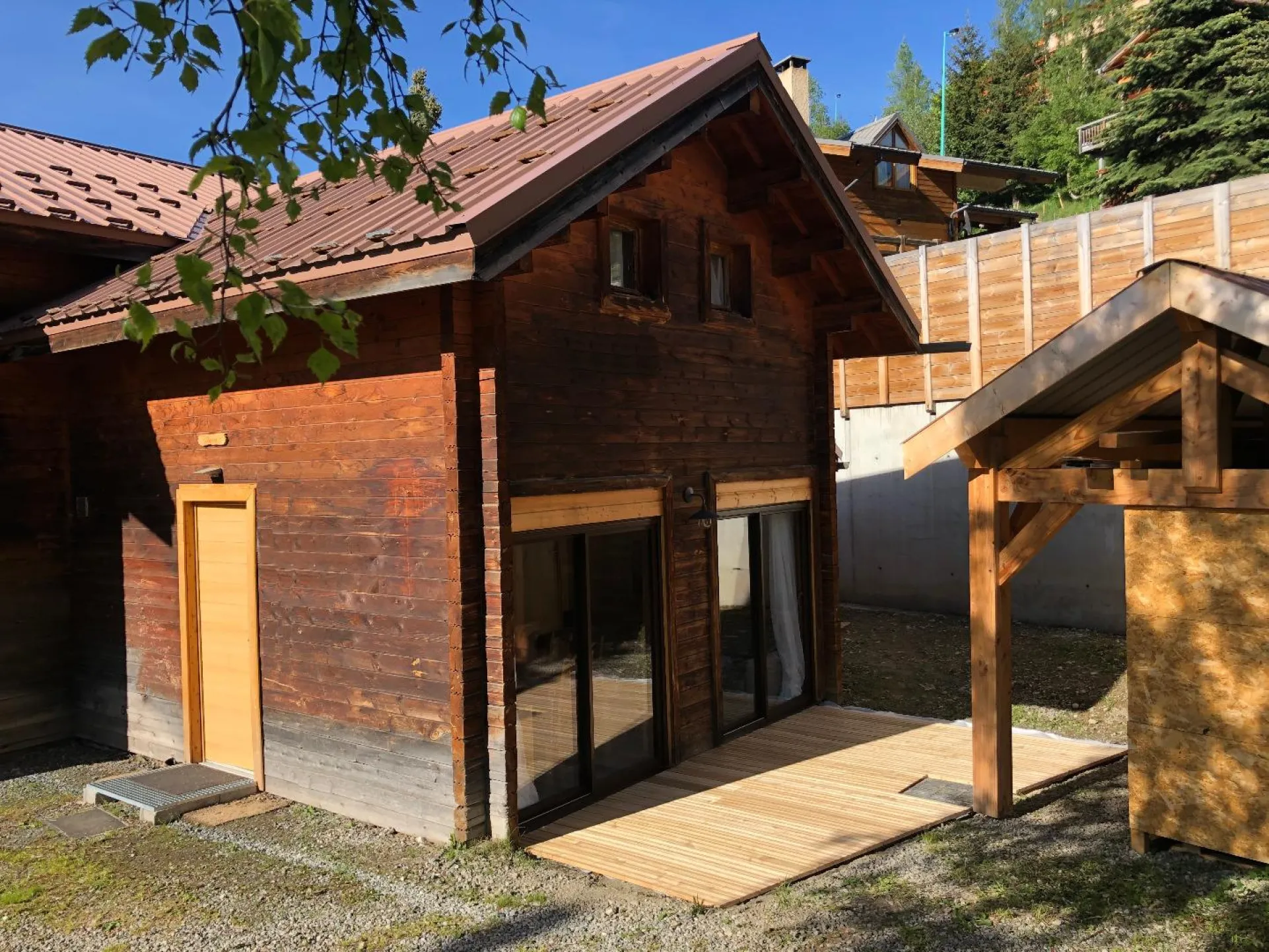 Chalet ourson, 6/8p, skis aux pieds