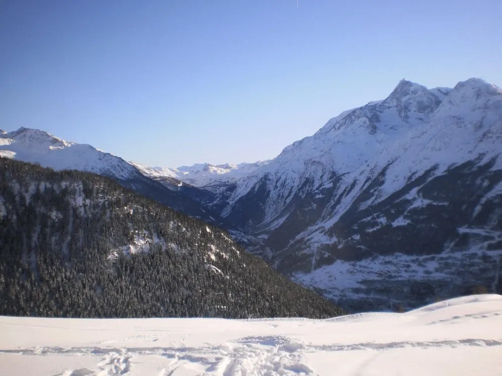 Vue du chalet Eterlou, aucun chalet devant