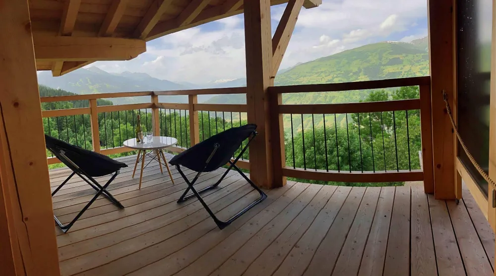 Vue panoramique sur la vallée de la Tarentaise