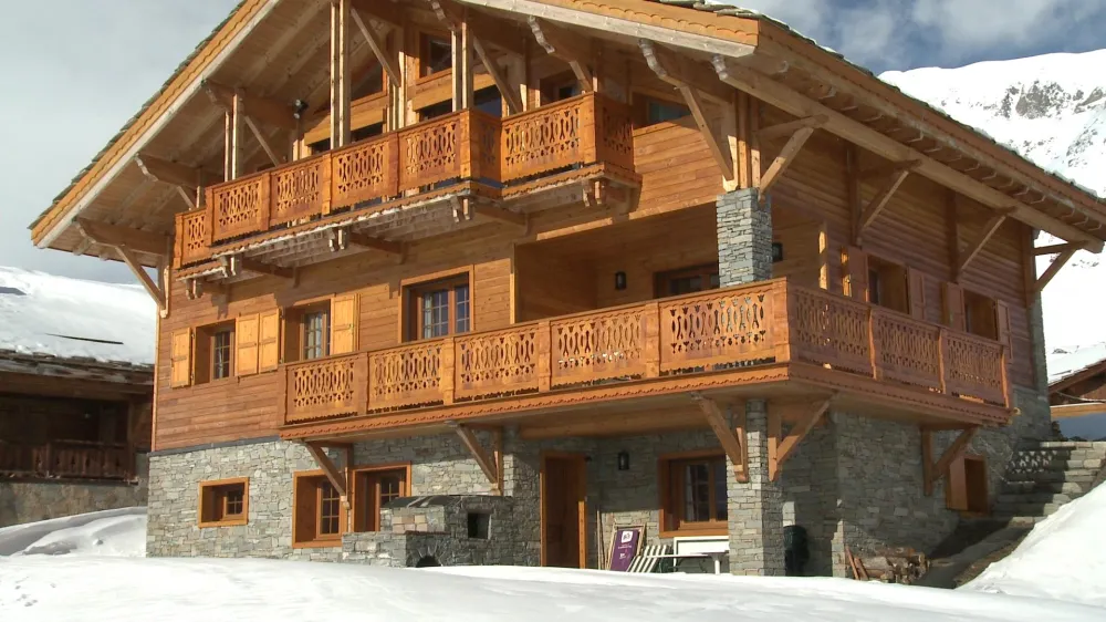 Le chalet face Ouest et sud