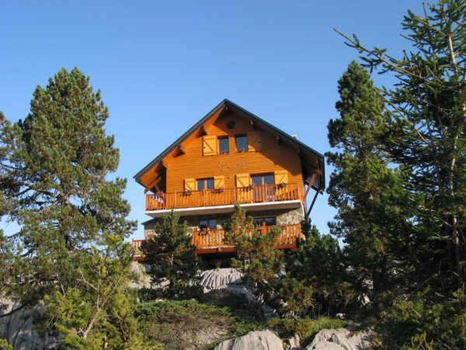 Mountain Lodge en été