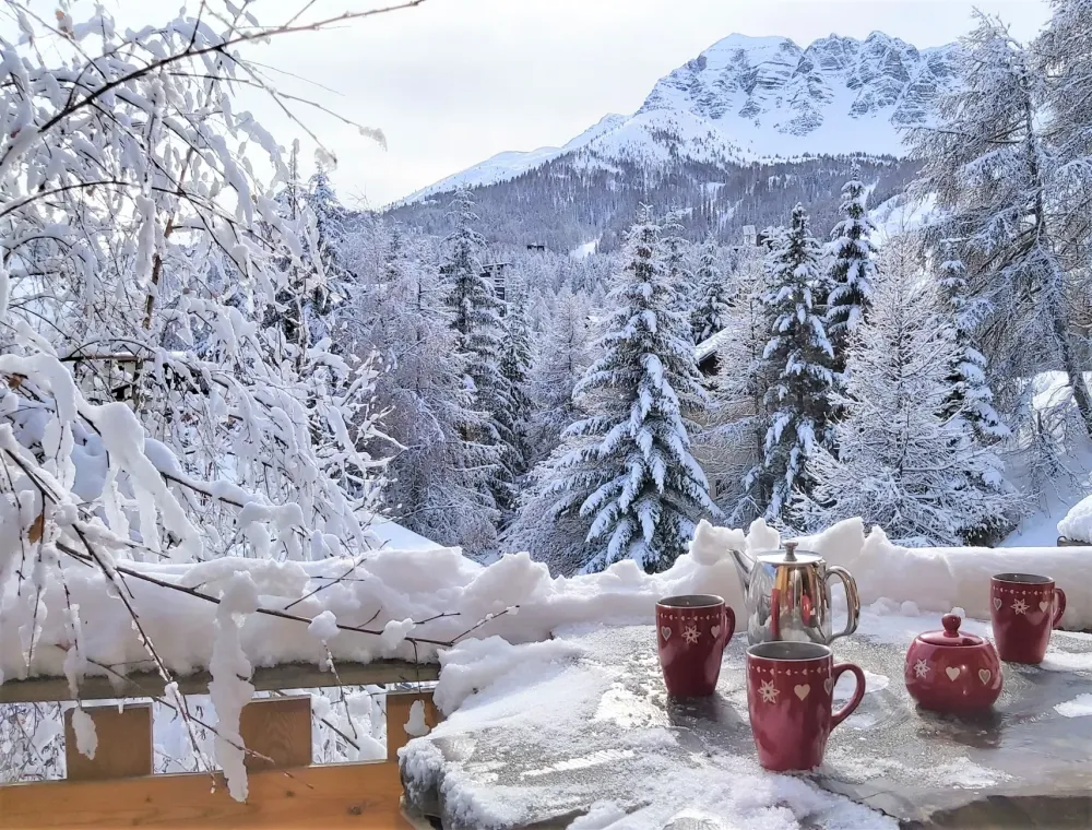 Chalet ski aux pieds à vars les claux – le mouflon  jacuzzi & vue montagne, 14 pers.