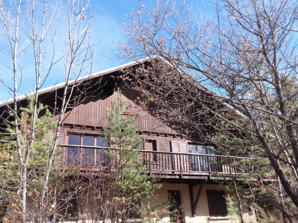 façade principale du chalet