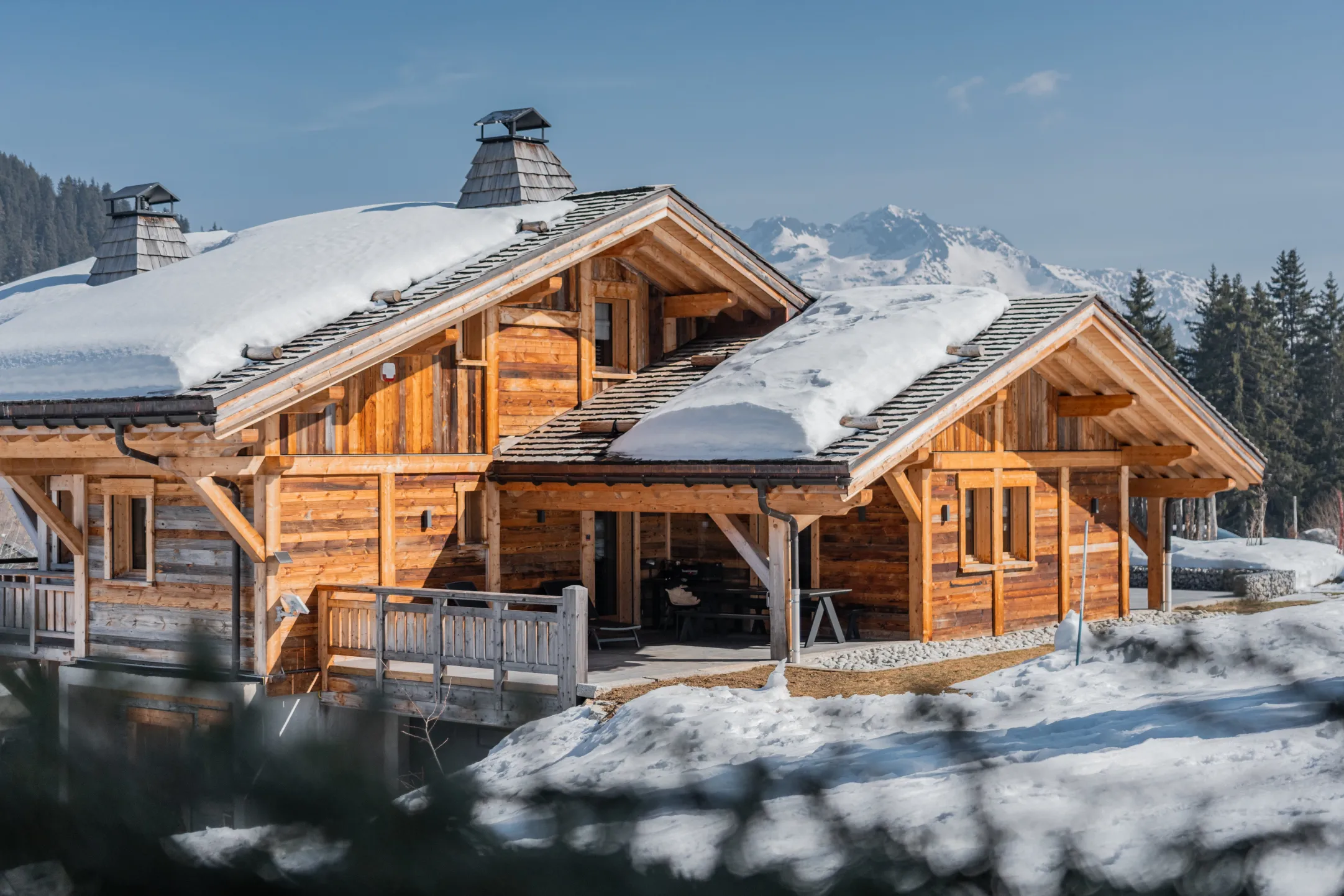 Location chalet b ...accès direct aux pistes de ski