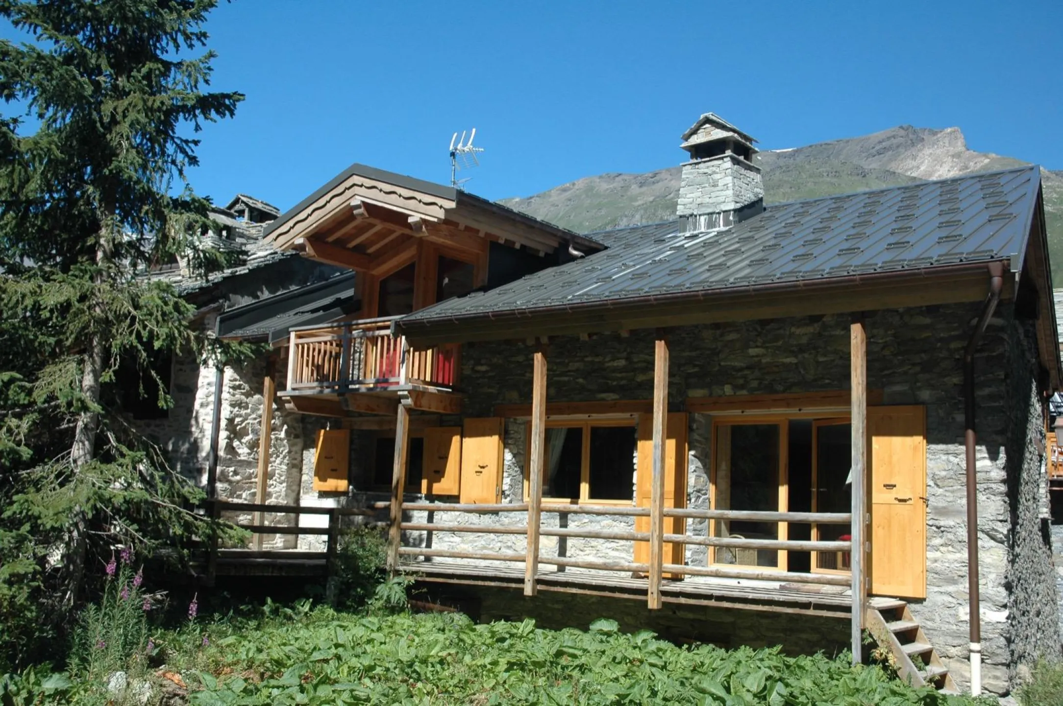 Chalet en été