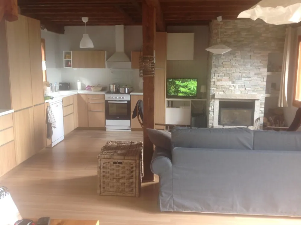 Vue cuisine.cheminée