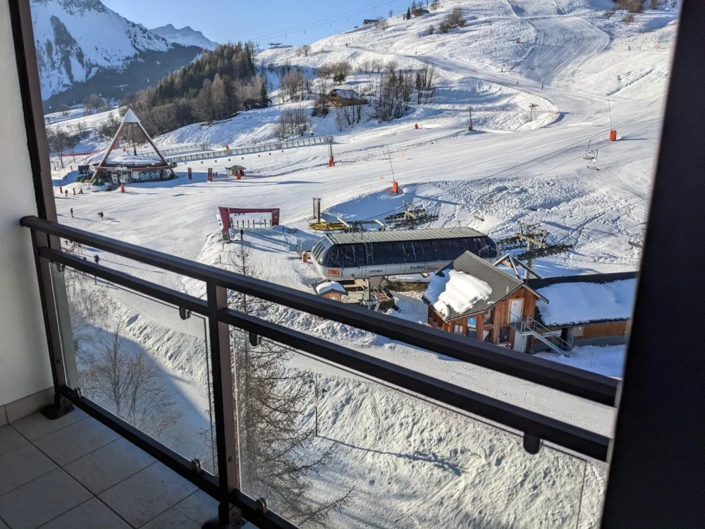 vue du balcon
