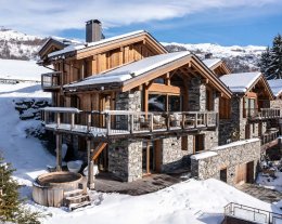 Somptueux chalet pour 12 personnes avec spa aux Belleville