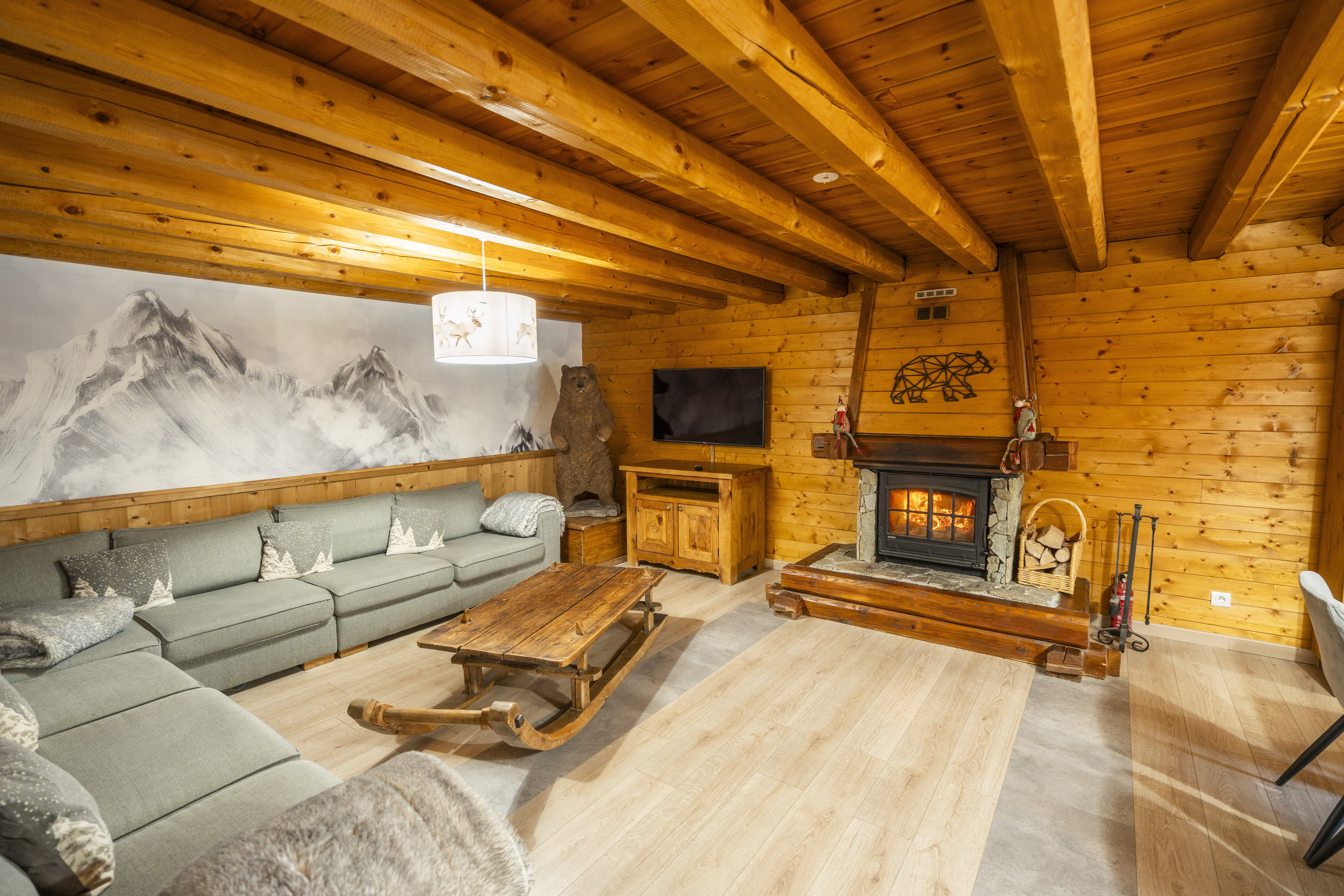 Chalet  tout confort, Chalet de Marie  12 personnes.