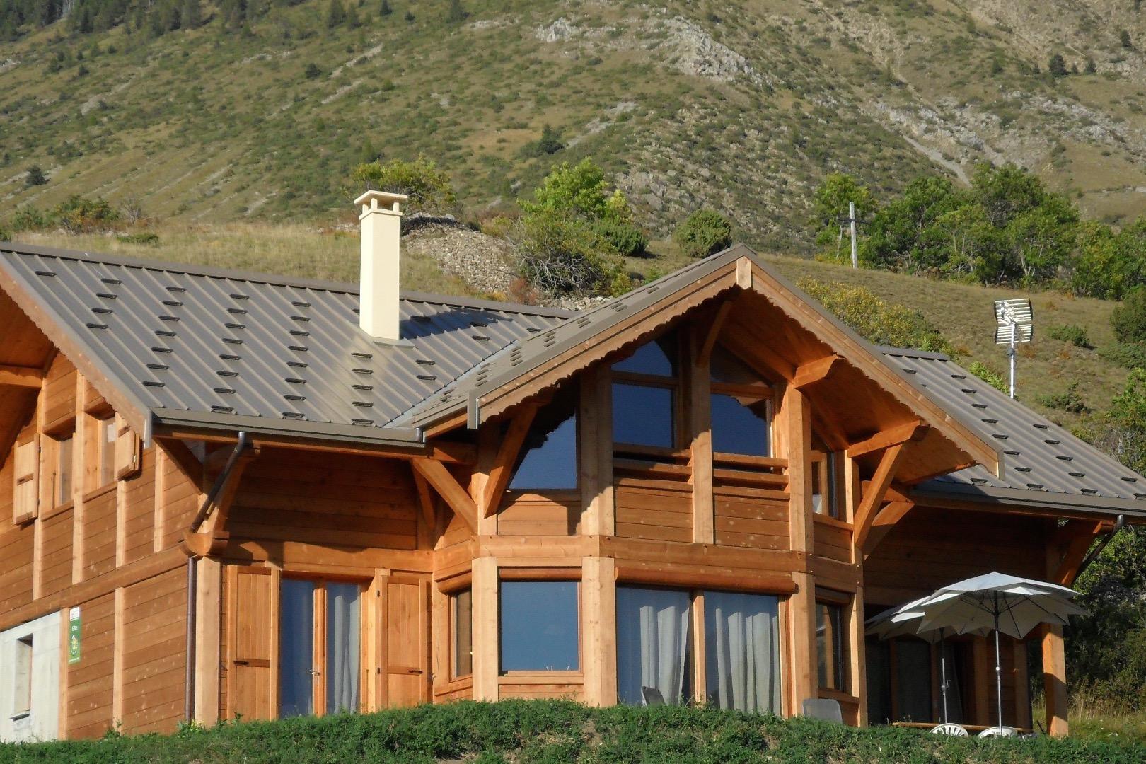 Le chalet en été 
