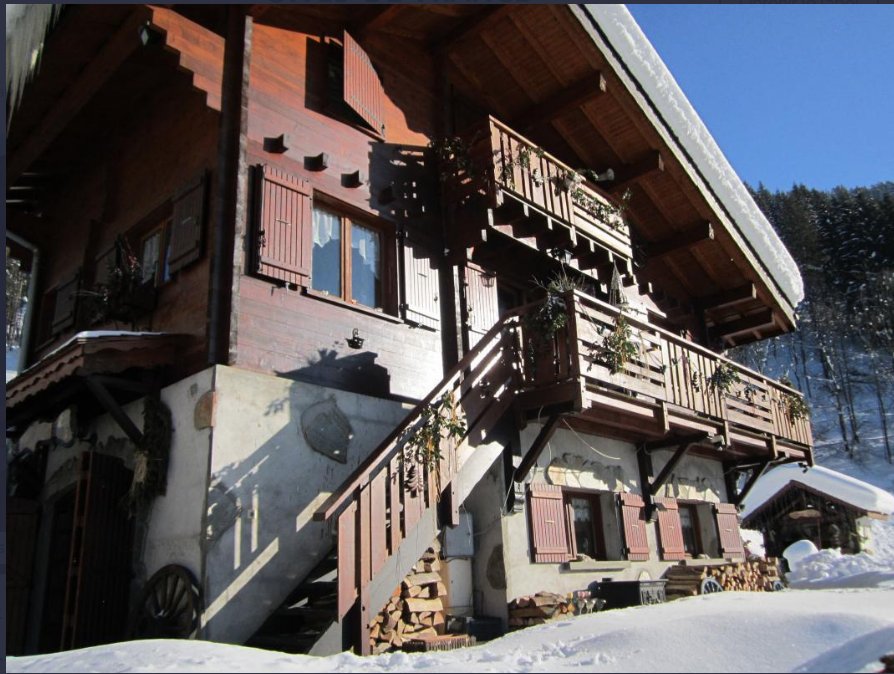 Chalet le Corti Crest-Voland Cohennoz, façade chalet