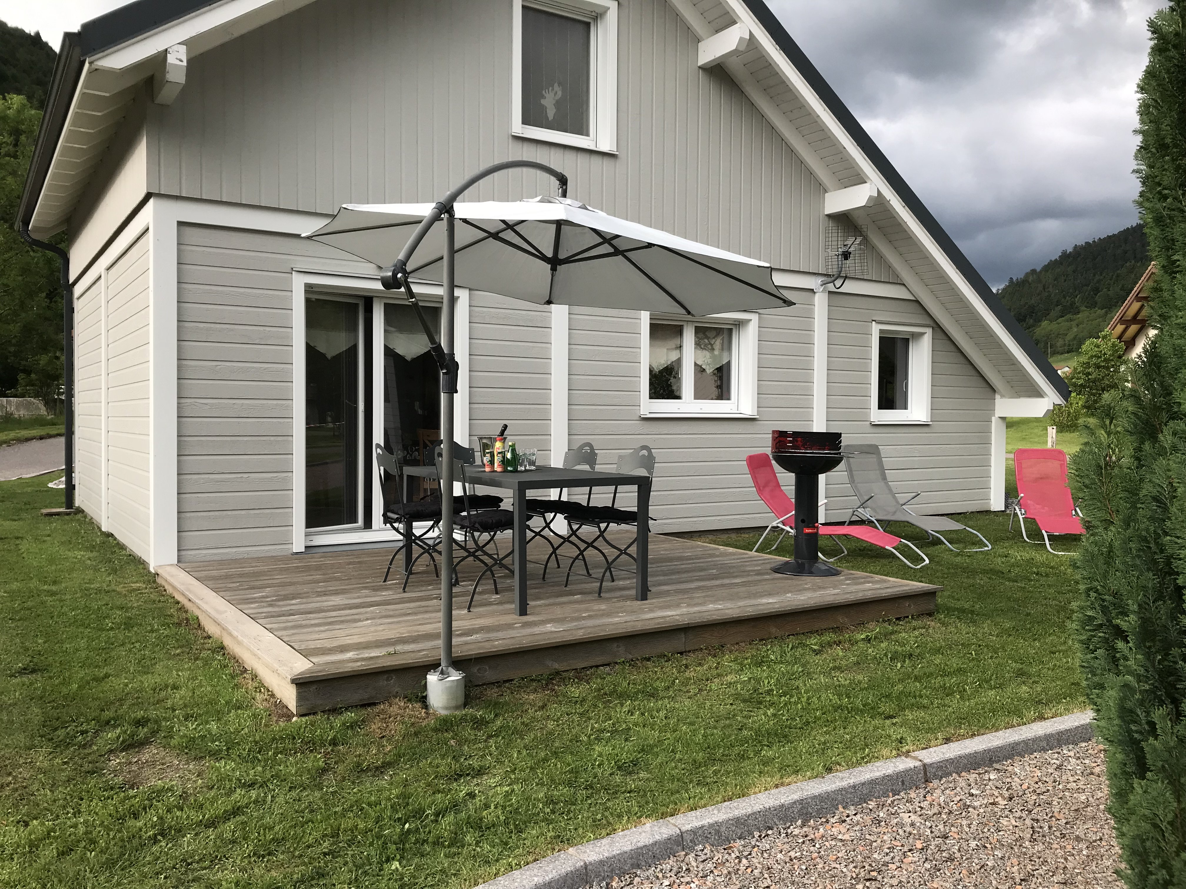 Le chalet l'été