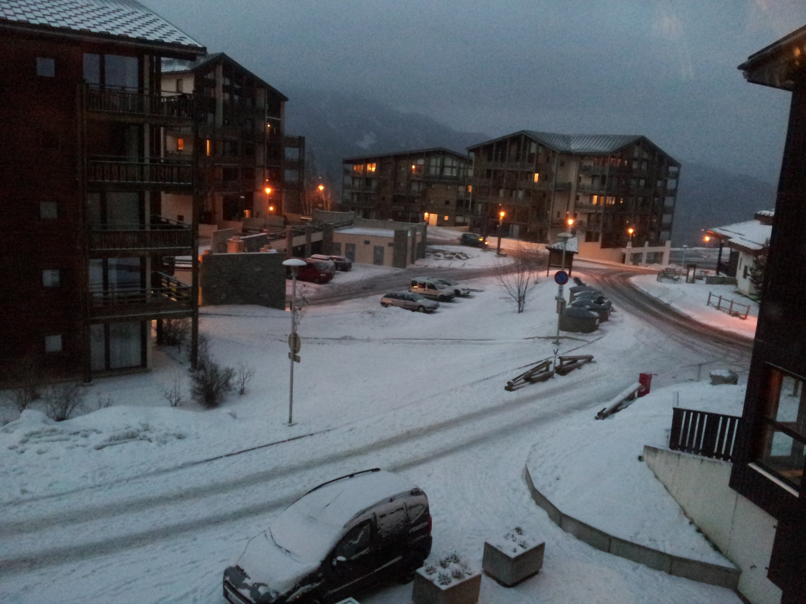 Vue de l'appartement vers la Vanoise.