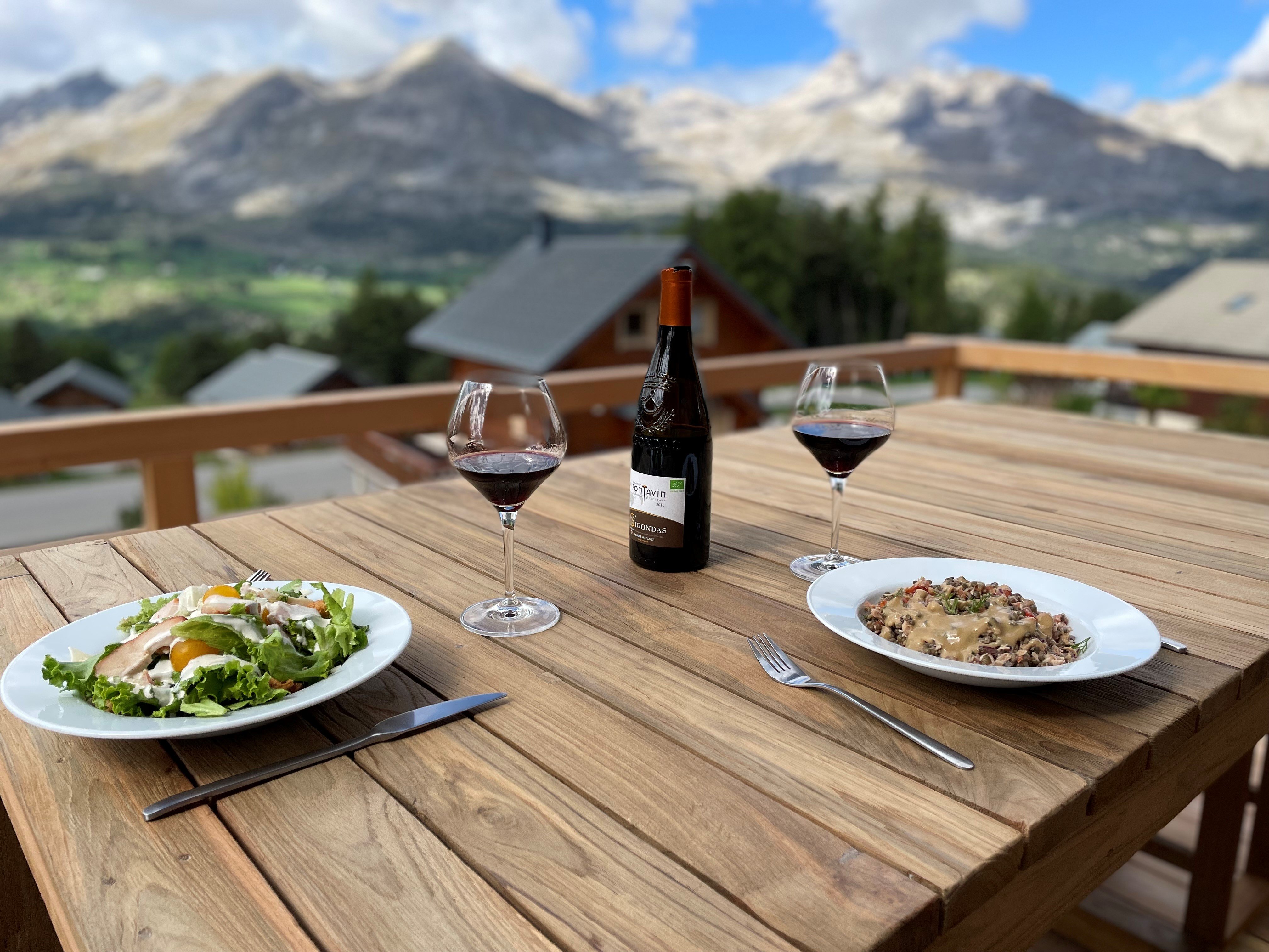 Bon moment en terrasse avec vue imprenable