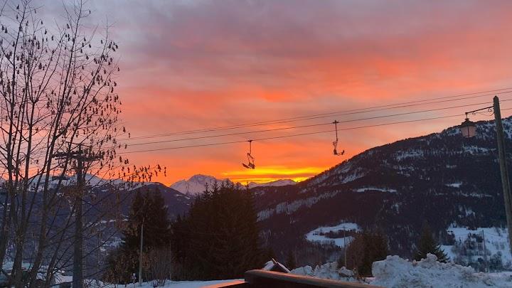 Coucher de soleil !