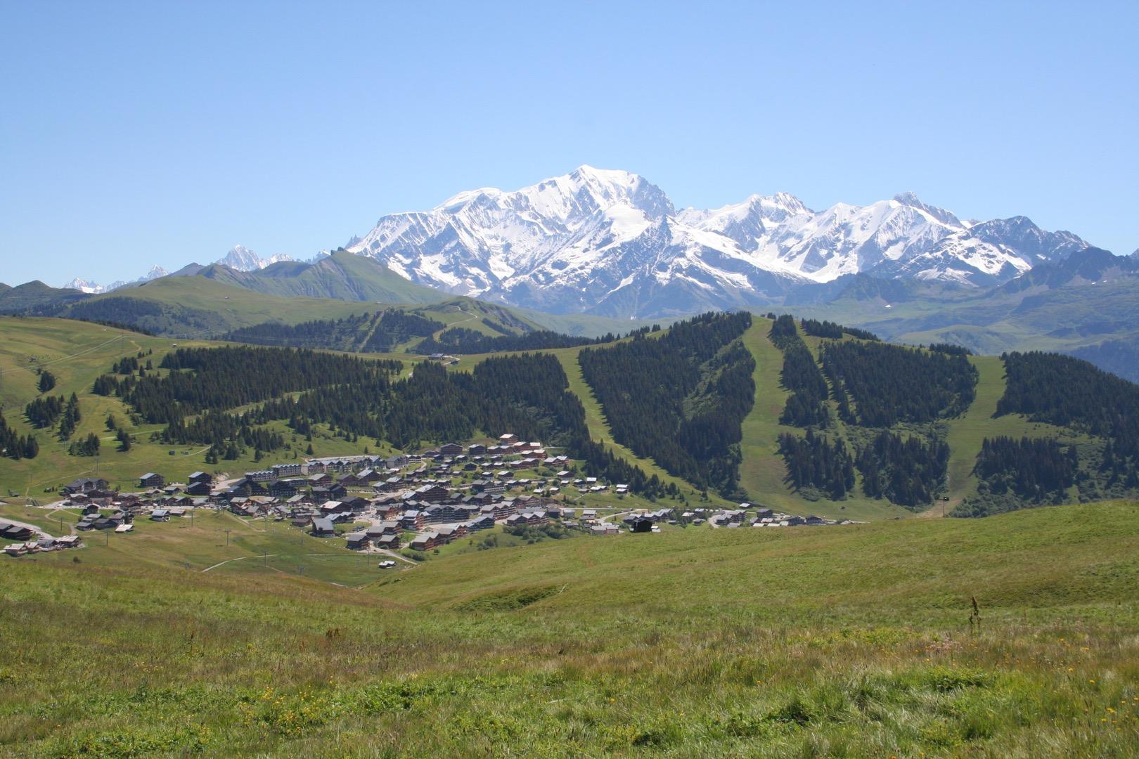 VUE DE BISANNE- MONT BLANC