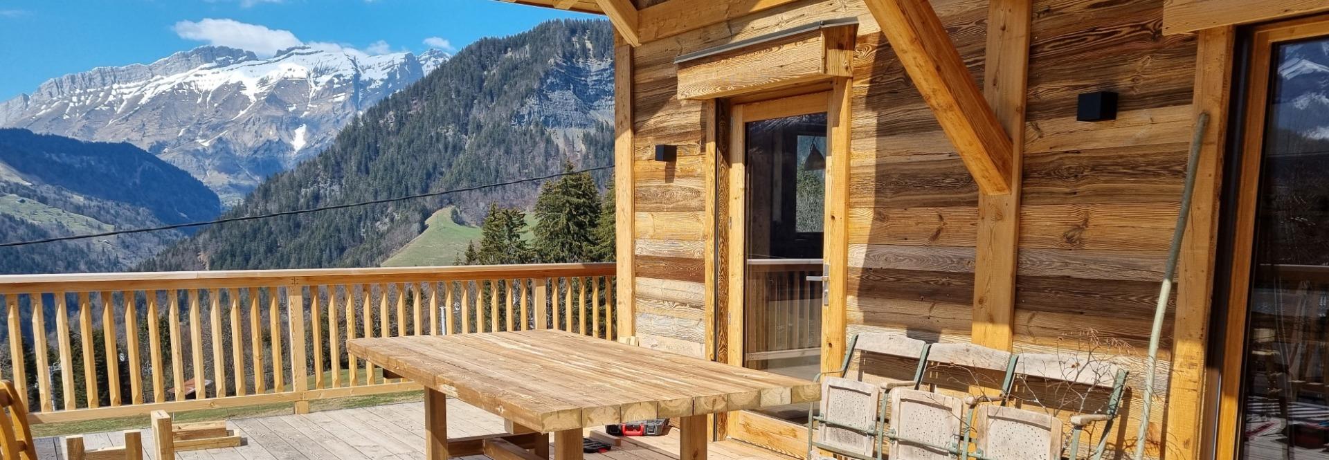 Vue de la terrasse été