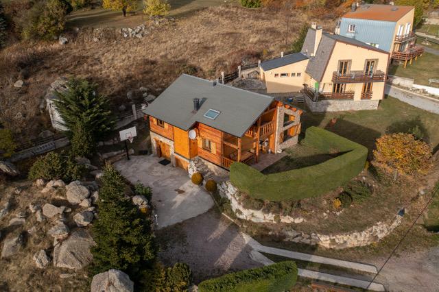 Vue aérienne effectuée par un drone. 