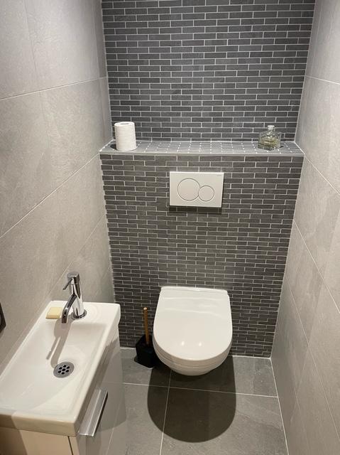 Toilettes séparés avec lave main