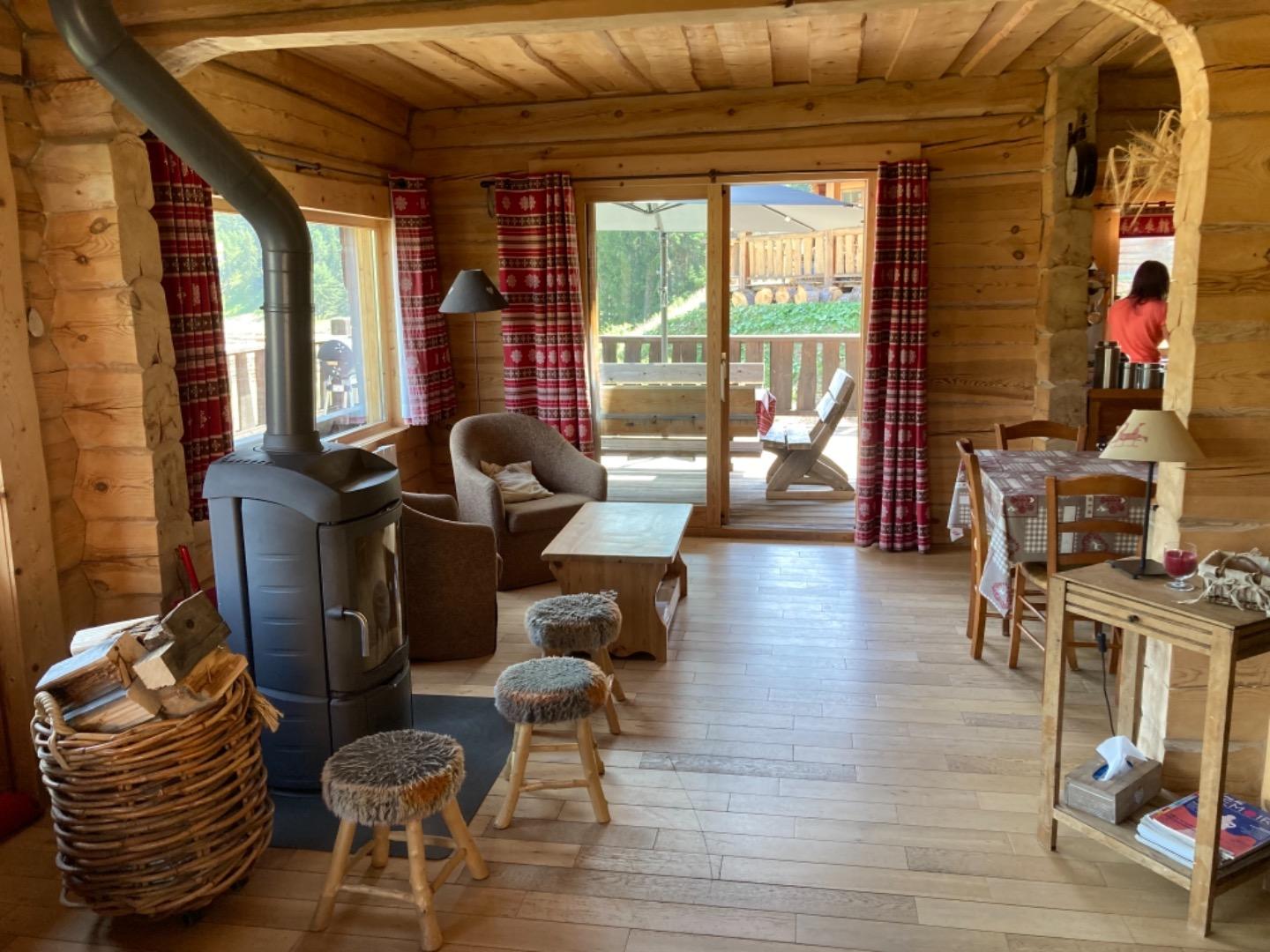 Accès sur la terrasse 