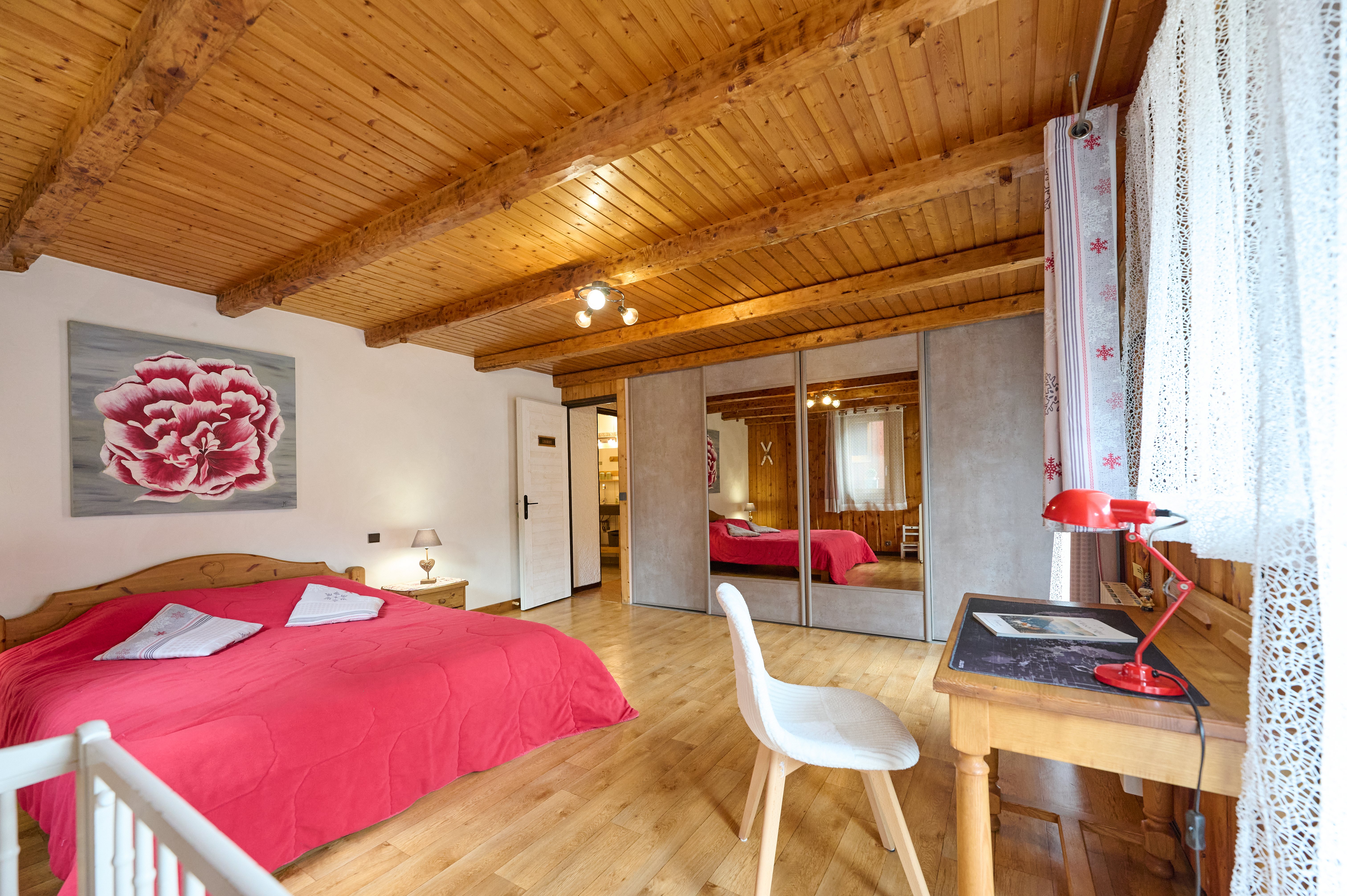 Chambre double très spacieuse, lit BB, balcon