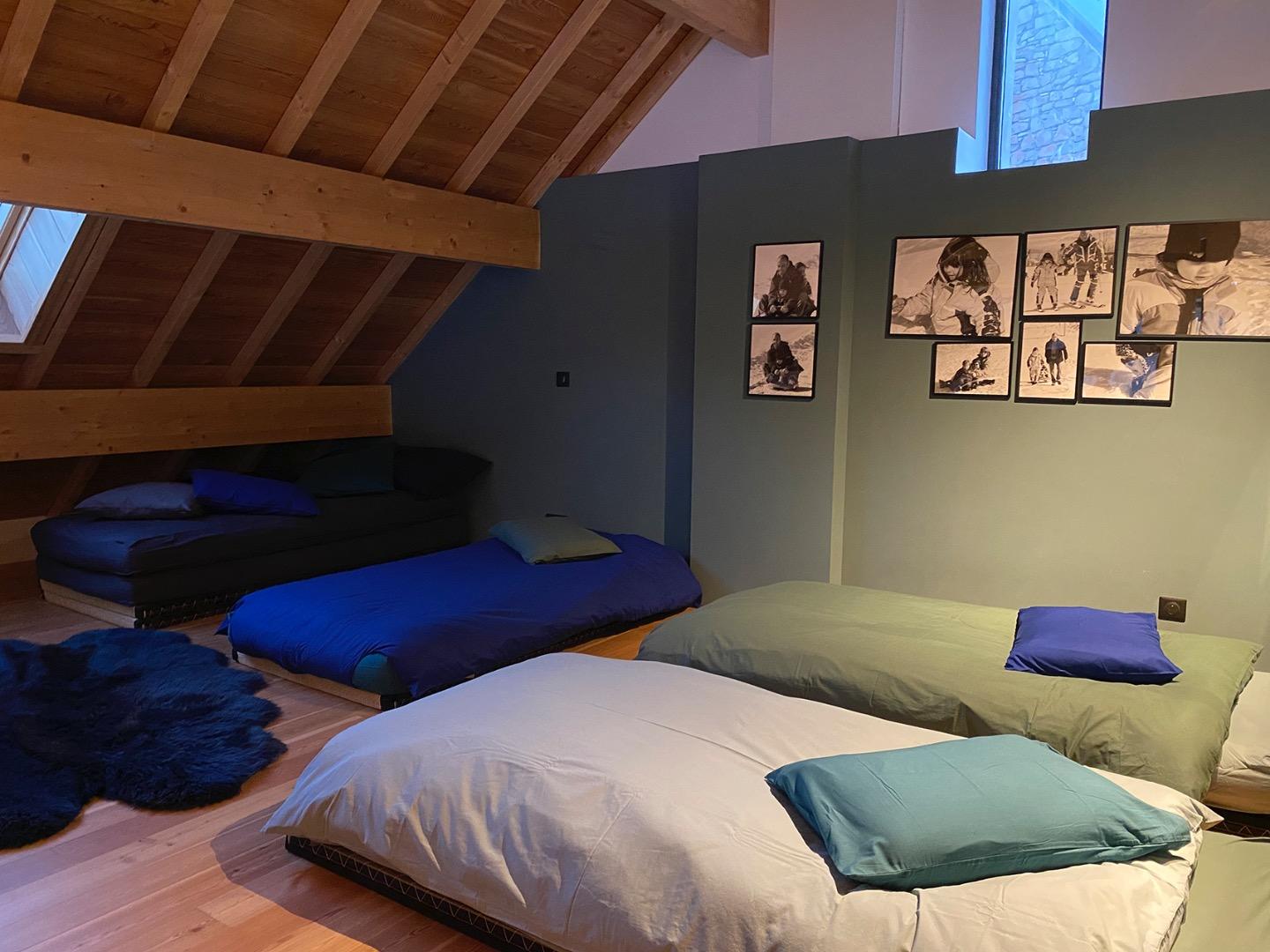 Mezzanine couchage