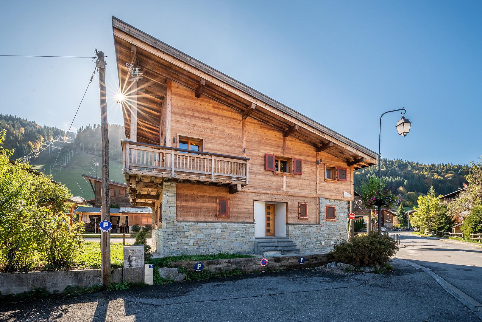 Vue extérieure chalet été