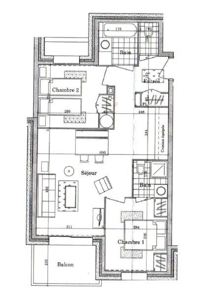 Plan de l'appartement