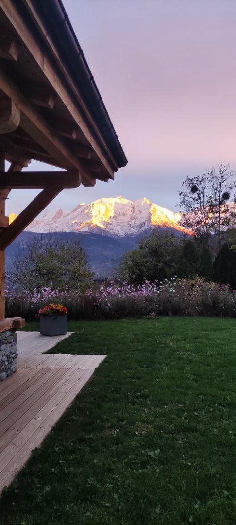 Terrasse vue Mt-Blanc