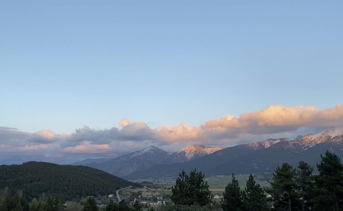 La vue du balcon