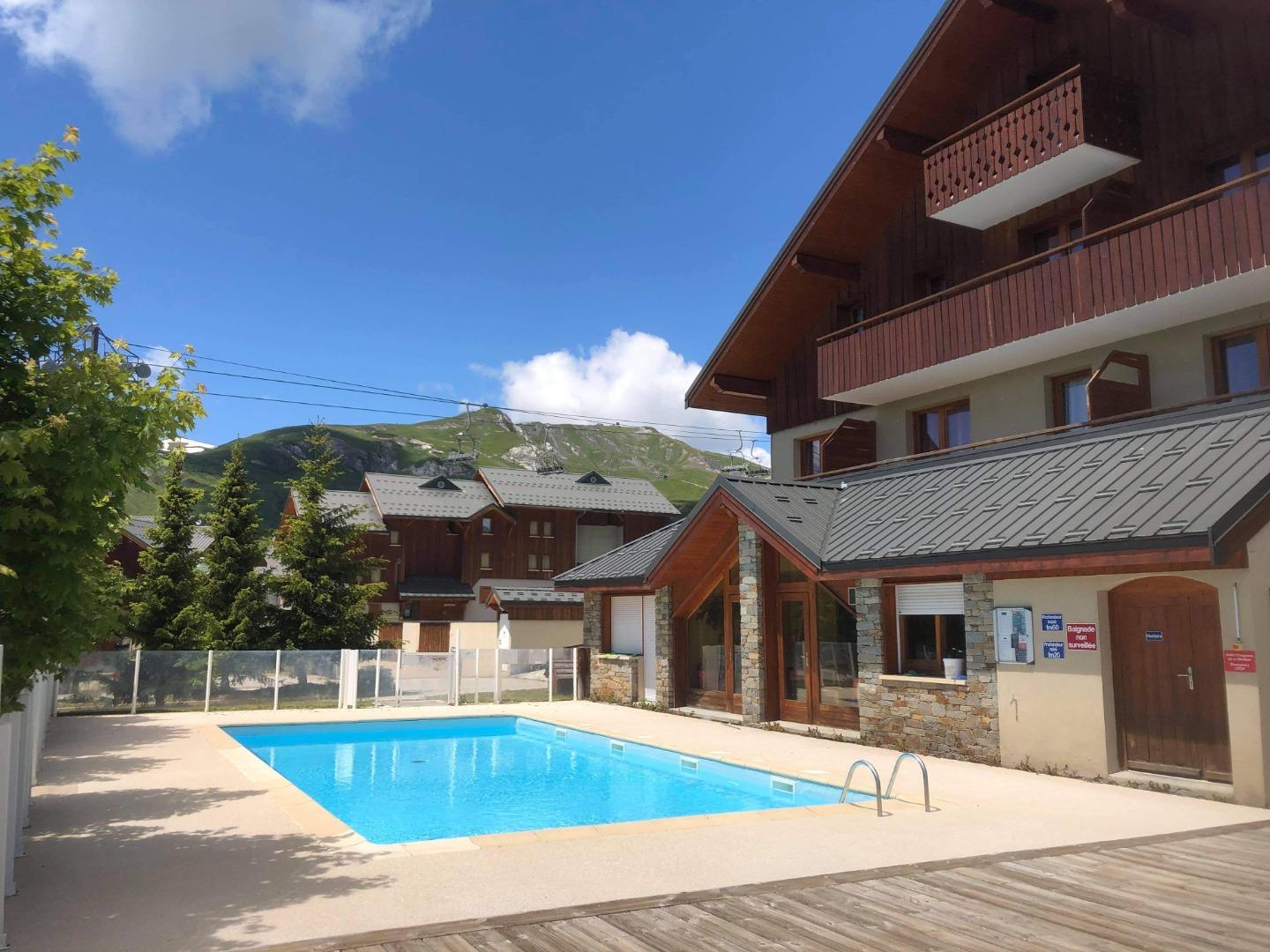 piscine chauffé en été