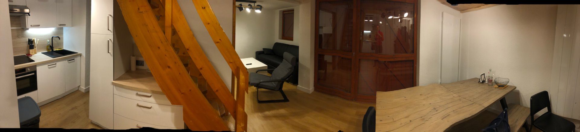 Photo panoramique du bas