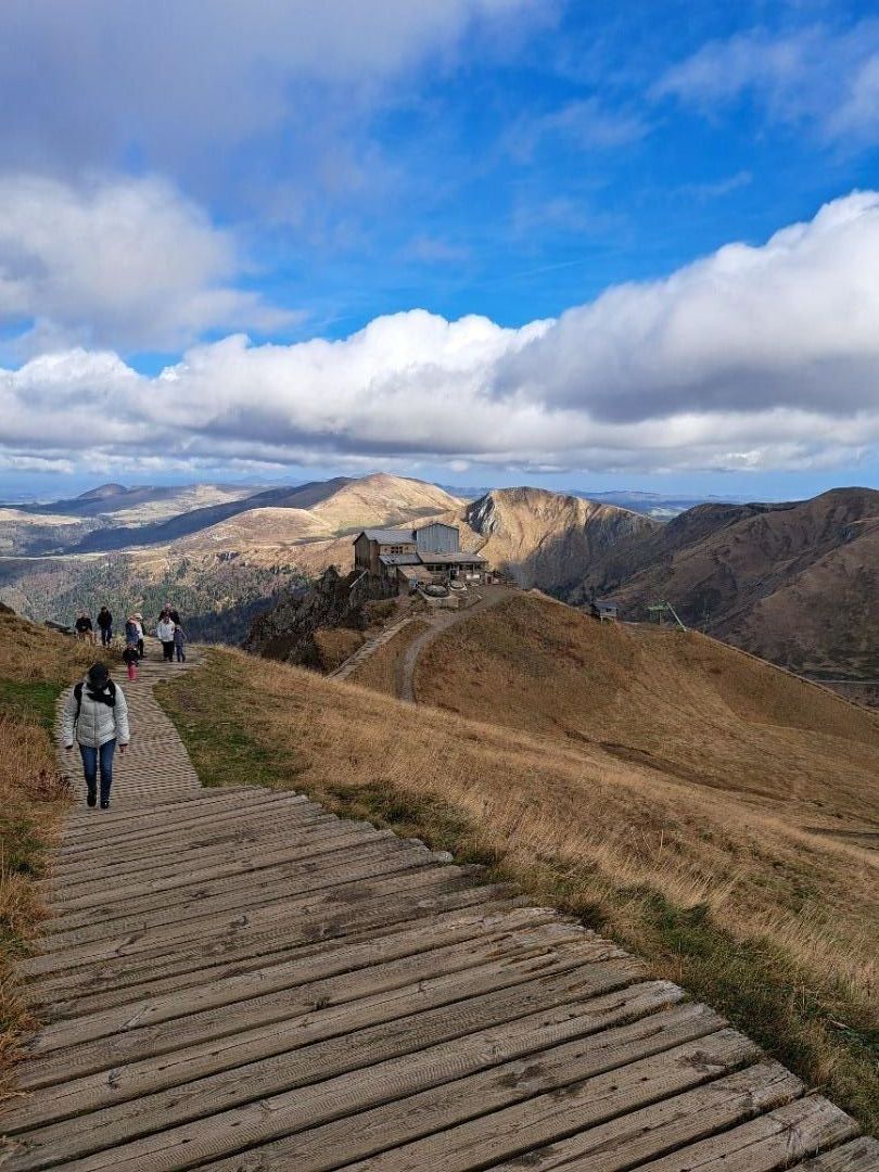 Les escaliers au sommet du Sancy 