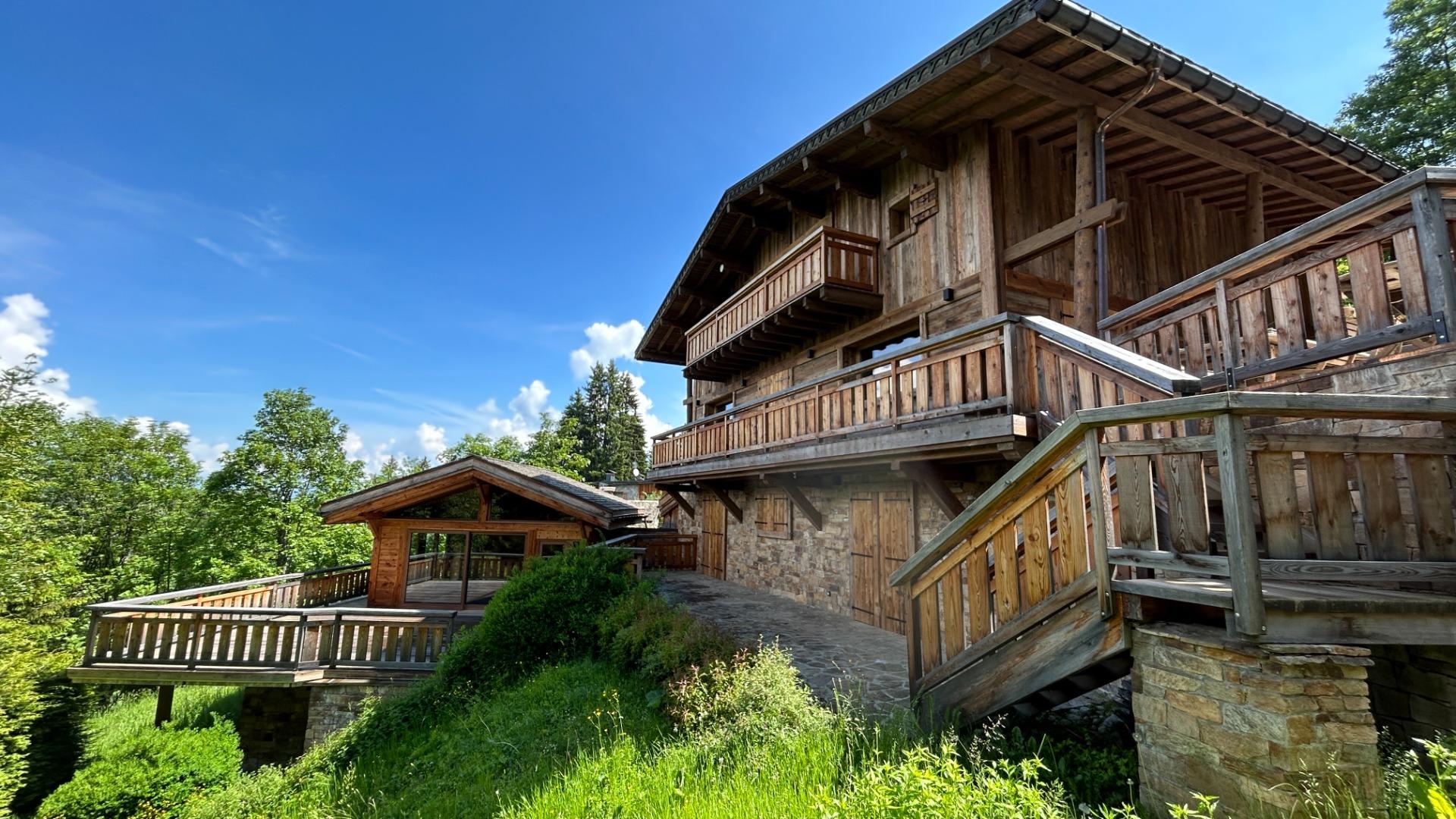 Chalet exceptionnel à Megeve - 15 couchages et espace Spa