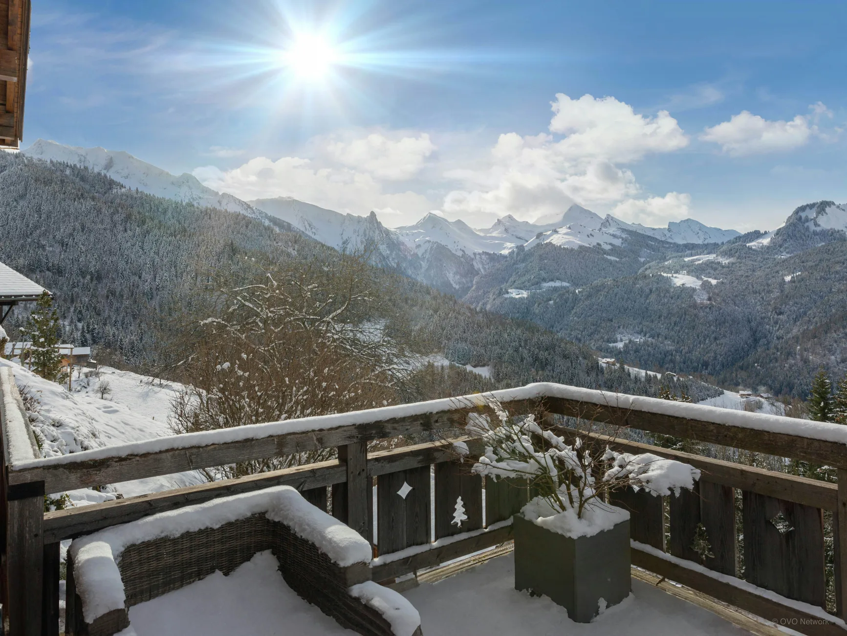 Vue depuis la propriété
