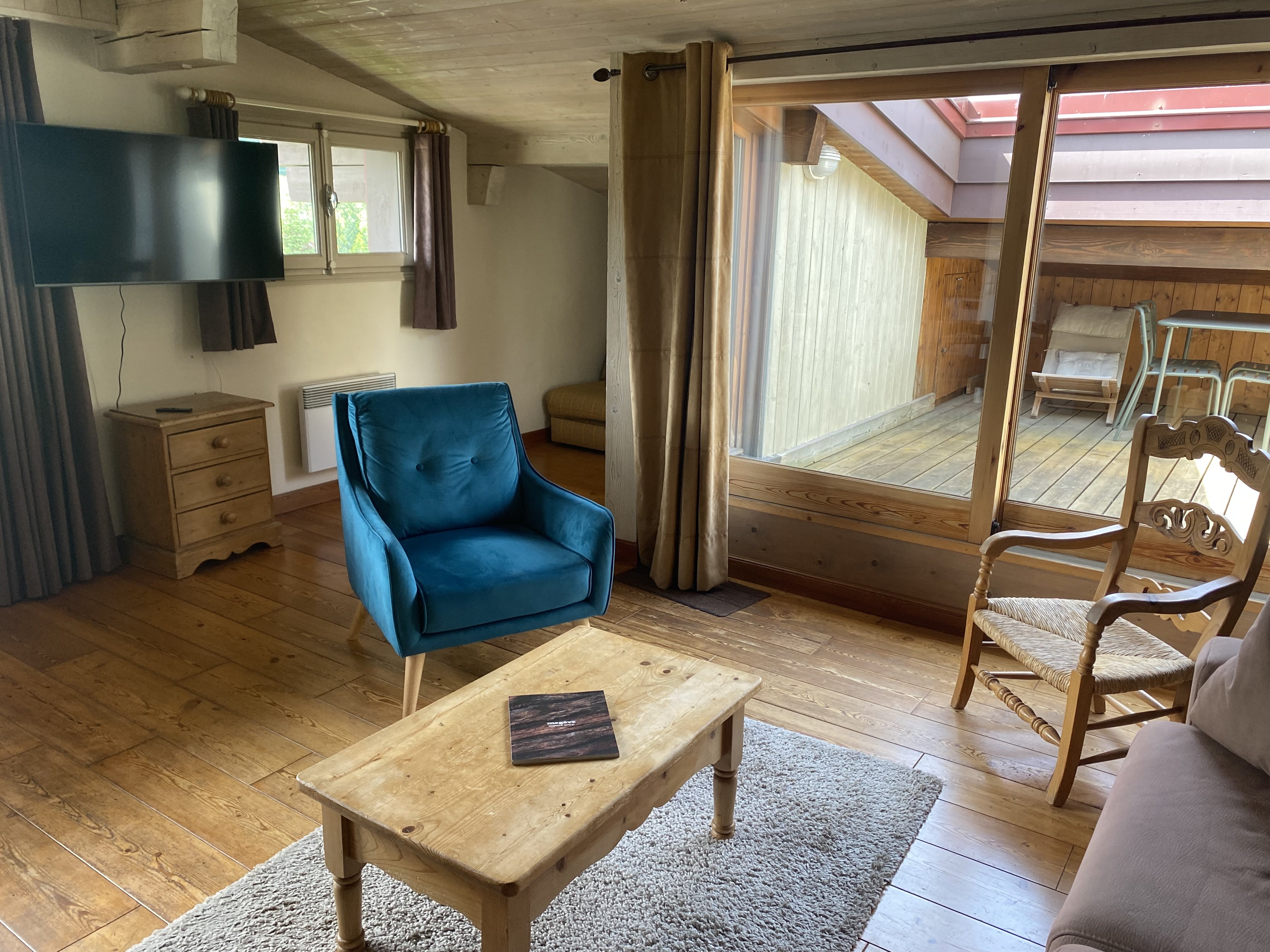 Salon et terrasse en toiture