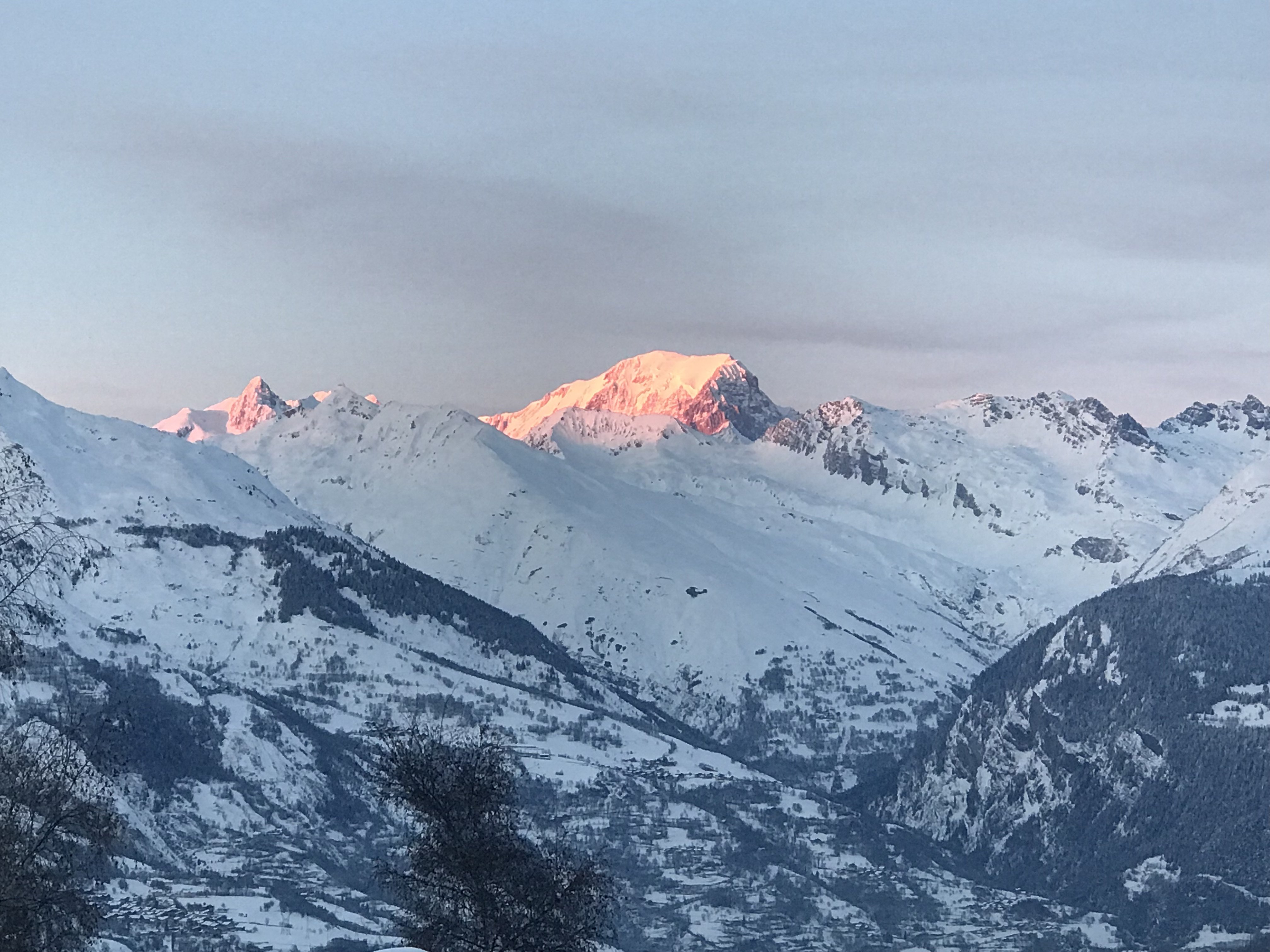 Vue sur le Mont-Blanc