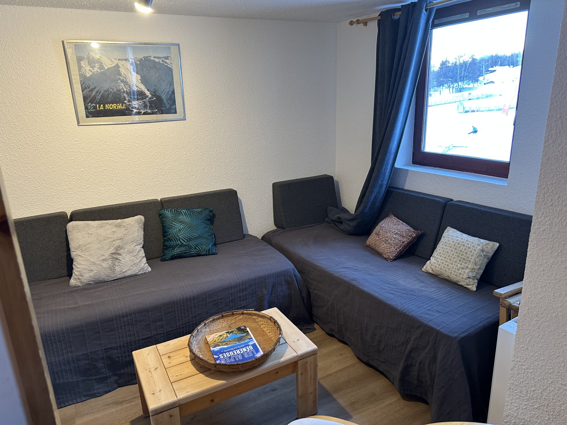 Salon avec deux couchages - Rez de chaussée