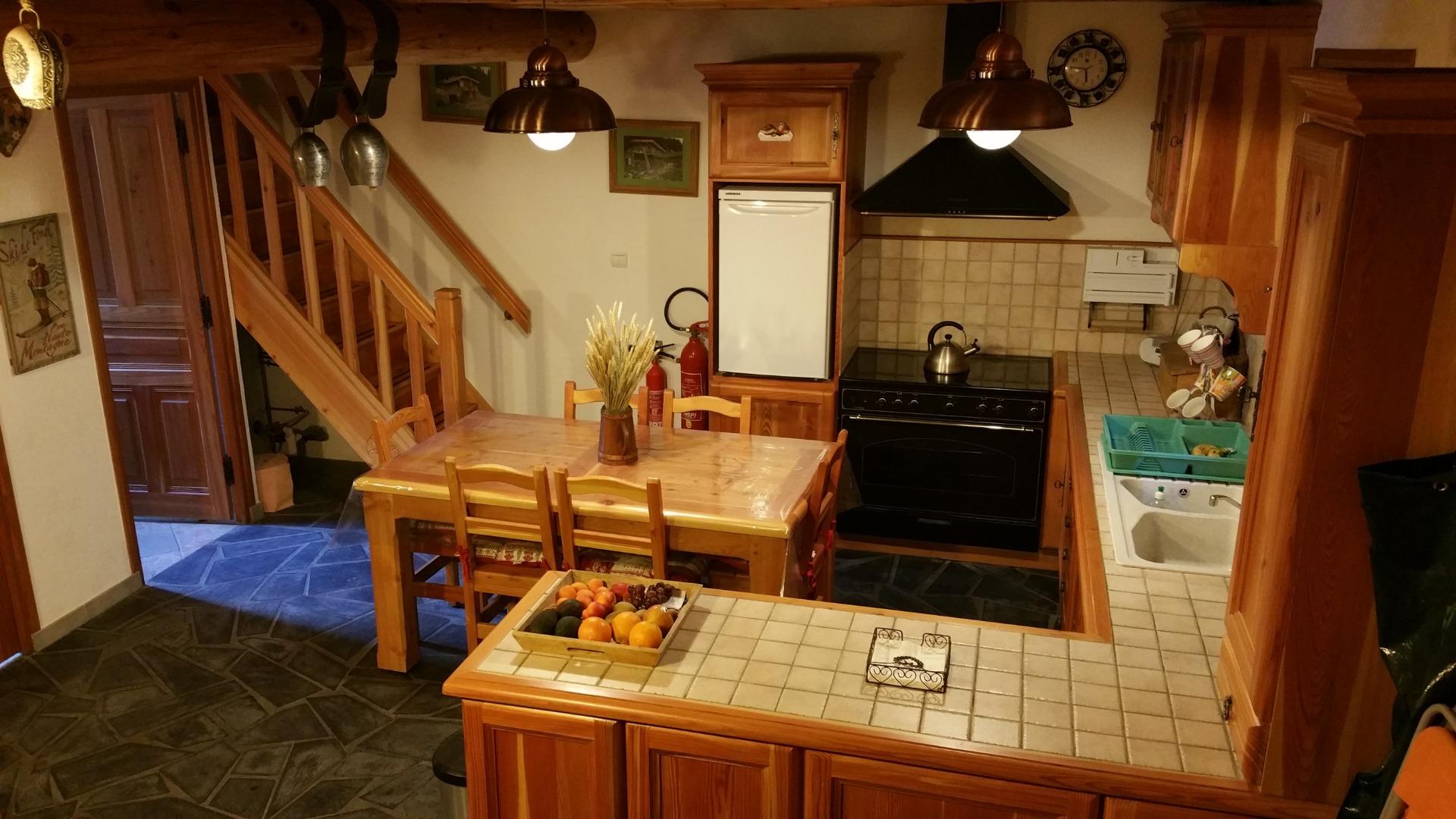 Cuisine avec plan de travail