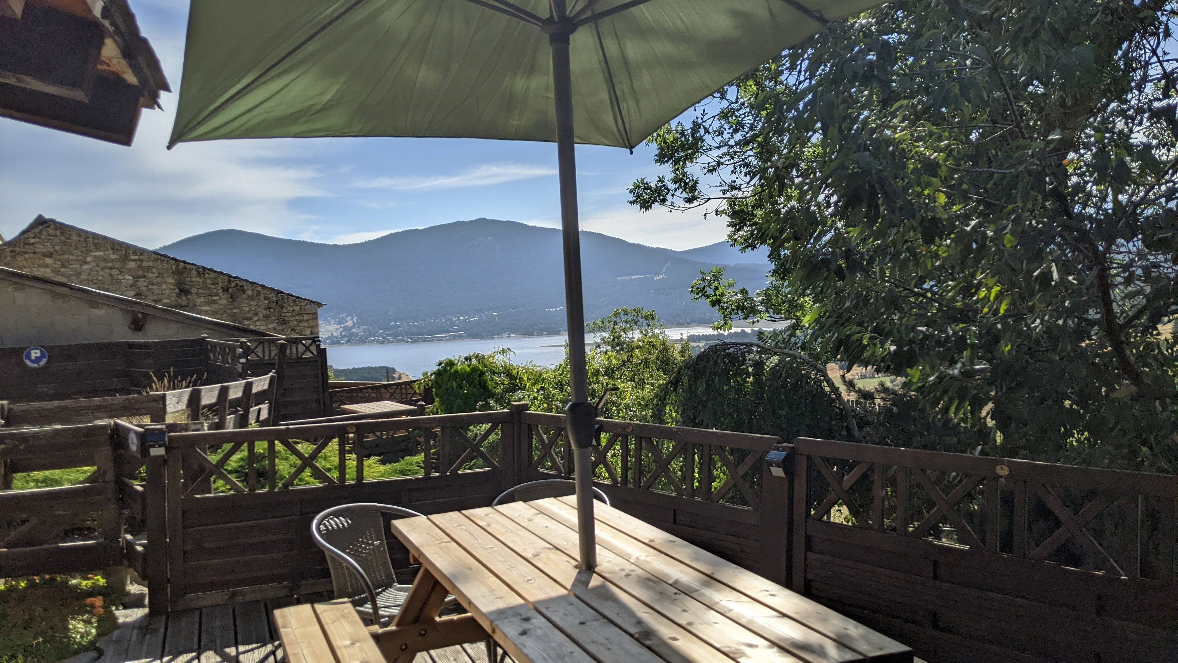 La terrasse l'été
